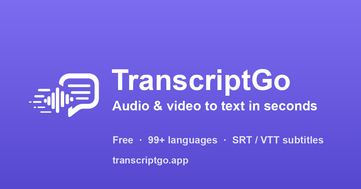 TranscriptGo preview